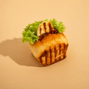Halloumi Brioche Sandwich with Sun-Dried Tomatoes - 6 pieces for each box