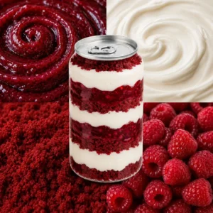 Red Velvet Raspberry Cheesecake (6 pieces for each box)