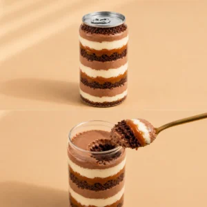 Chocolate & Salted Caramel Jar Cheesecake - 6 pieces for each box
