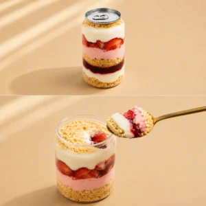 Strawberry Jar Cheesecake - 6 pieces for each box