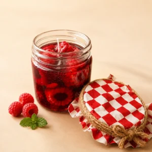 Raspberry Jam Jar Candle