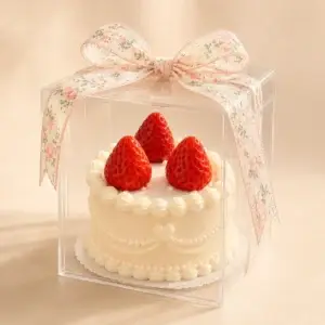 Classic Strawberry Cake Candle