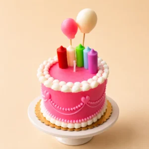 Strawberry Birthday Cake Candle